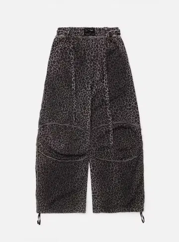 BADBLOOD 레오파드 무늬 캐주얼 팬츠