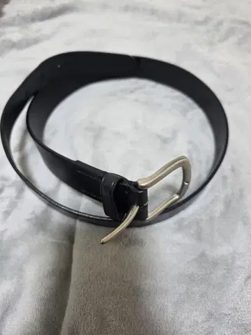 유니클로 가죽 벨트 블랙