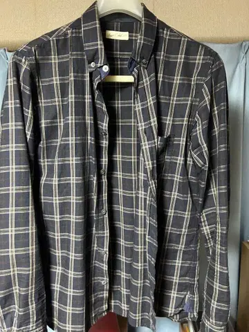 Paper chest 체크 셔츠 사이즈 L