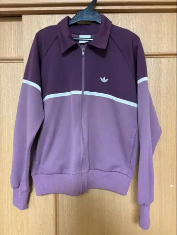 가격 인하 80's 빈티지 아디다스 풀 집업 카라 부착 저리 트랙 자켓