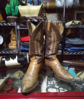 토니 라마 빈티지 웨스턴 부츠 골드 라벨