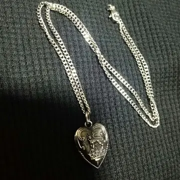 라이온 하트 목걸이 하트