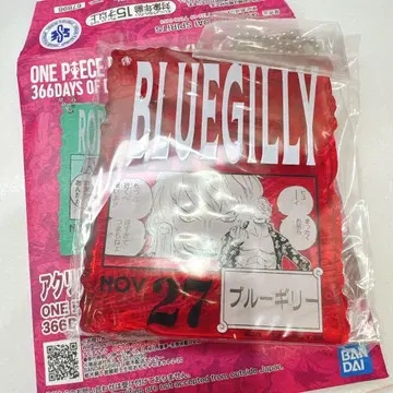 원피스 베이스 샵 제일복권 아크릴 블록 참 블루기리