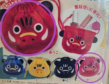 베코의 페이스 복조리 가챠 캡슐 토이 아이즈 후쿠시마 아카베코