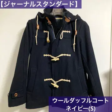 [ 저널 스탠다드 ] 울 더플 코트 네이비(S) 더블 지퍼 네이비