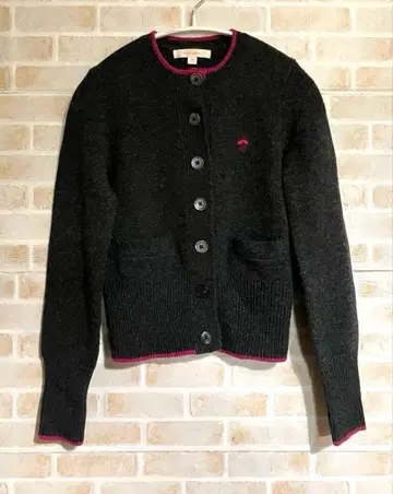 BROOKS BROTHERS 가디건 다크 그레이 XS