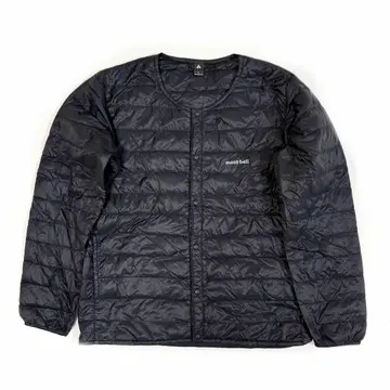 몽벨 스페리오 다운 라운드넥 자켓 가디건 블랙 L