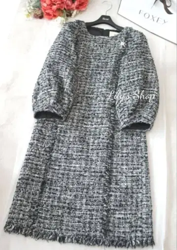 르네 트위드 원피스