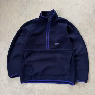 파타고니아 하프 지퍼 플리스 네이비