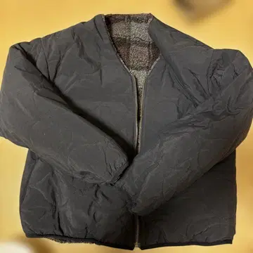 블랙 퀼팅 자켓 M 사이즈
