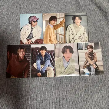 FANTASTICS 쭉쭉 카드 7장 세트