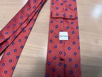 Paul Smith 오렌지 도트 무늬 넥타이