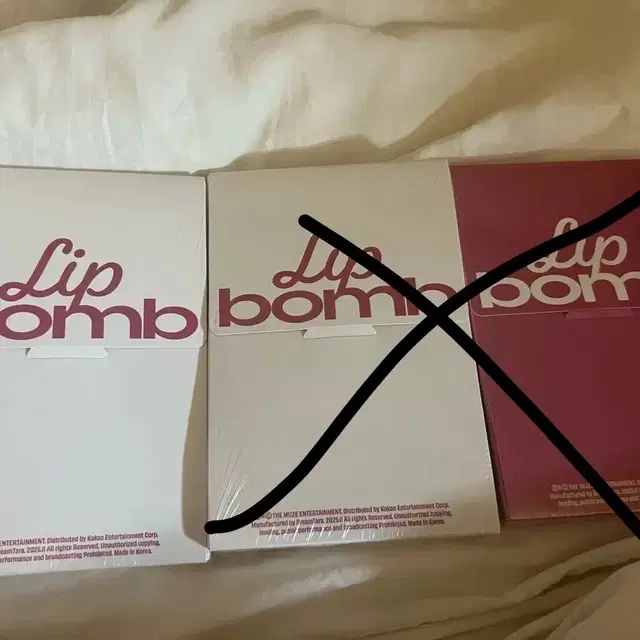 음중 현장o)리센느 미니 3집 lip bomb 립밤미개봉 앨범 양도