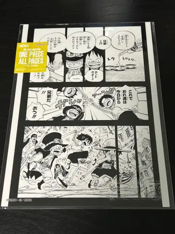 ONE PIECE ALL PAGES 에이스 사보 루피 베이스샵
