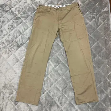 Dickies 베이지 치노 팬츠 코튼 혼방