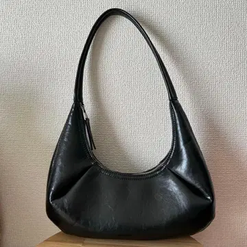 ZARA 오벌 숄더백 블랙