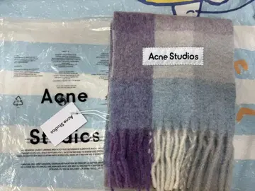 [ 새상품급 ] 극상 부드러움! 체크 무늬 머플러