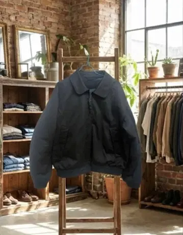 [ 완판템 ] 유니클로 U 퍼프 테크 숏 블루종 M 사이즈 UNIQLO