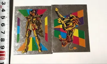 당시물 마그넷 홀로 카드 사지타리우스 아이오로스 세인트 세이야 2장 세트