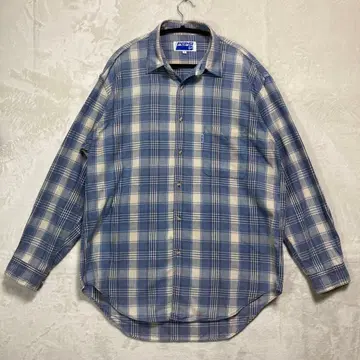 PEPSI 펩시콜라 기업 셔츠 체크 셔츠 L 구제 의류 USA