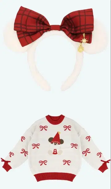 디즈니 머리띠 스웨터