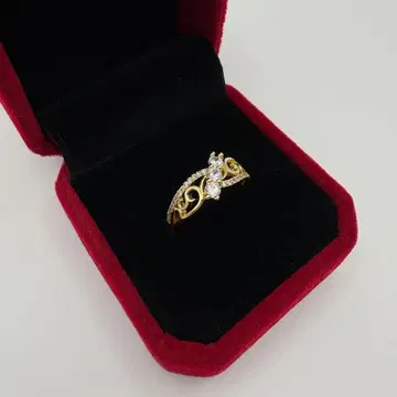 반지 유품 정리 미니멀리스트 앤티크 빈티지 반지 색석 골드 컬러