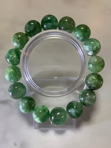 그린 운모 팔찌 13mm 안지름 17cm