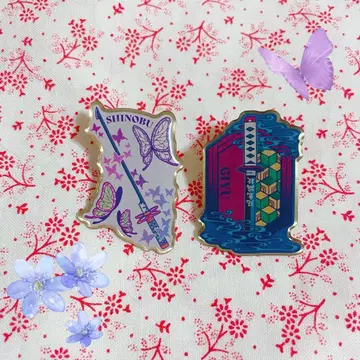 코쵸우 시노부 토미오카 기유 핀즈 세트