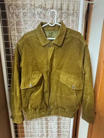 스웨이드 자켓 짧은 기장 피에르 가르뎅 Pierre Cardin