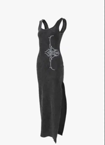 theredthread S rhinestone dress black