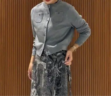 CABaN 코튼 캐시미어 크루넥 가디건