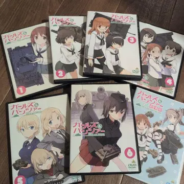 걸즈&판처 DVD 7개 세트