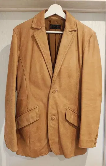 MORGAN HOMME 모건옴므 소가죽 가죽 자켓 M 사이즈