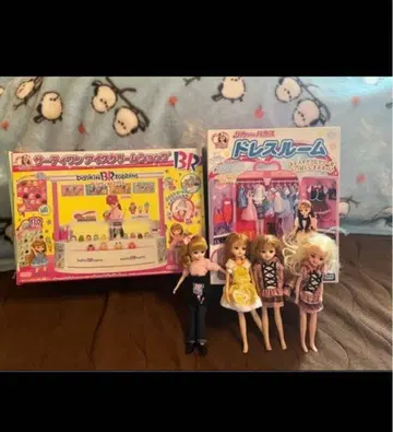 리카짱 서티원 아이스크림샵 드레스룸 세트