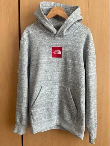 THE NORTH FACE 그레이 후드티 속기모