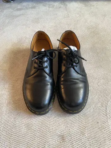 Dr. Martens 1461 블랙 가죽 로퍼 43 EU