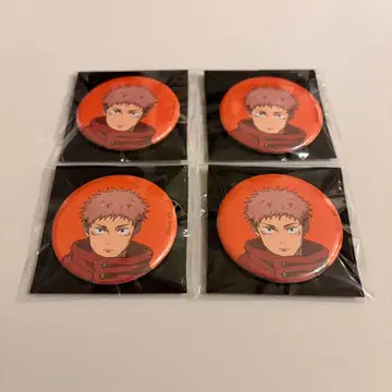 애니메이션 주술회전전 시부야 사변 캔뱃지 이타도리 유우지 4점