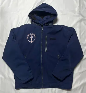 90s 프랑스군 덱 자켓 네이비 밀리터리 유로 빈티지