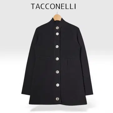 J370@ TACCONELLI 고급 울 가디건 M 네이비