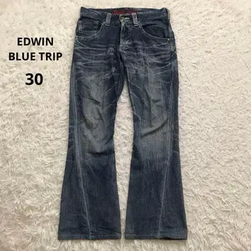 에드윈 EDWIN 블루 트립 부츠컷 데님 30인치