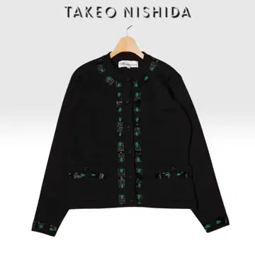 J376@ TAKEO NISHIDA 니트 가디건 9 블랙