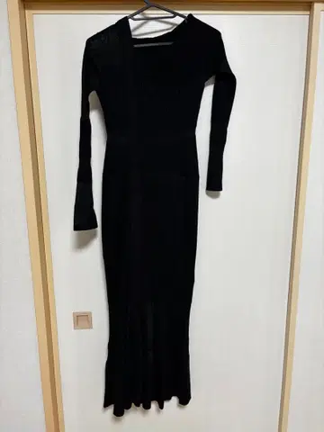 SNIDEL 블랙 니트 원피스