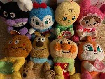 호빵맨 봉제 인형 8개 세트