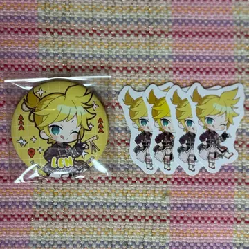프로세카 세카라이 미니 캐릭터 캔뱃지 스티커 카가미네 렌
