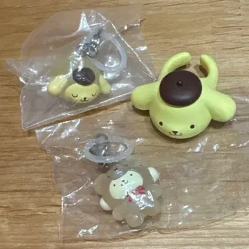 폼폼푸딩 가챠 메지루시 액세서리 세트 라떼곰