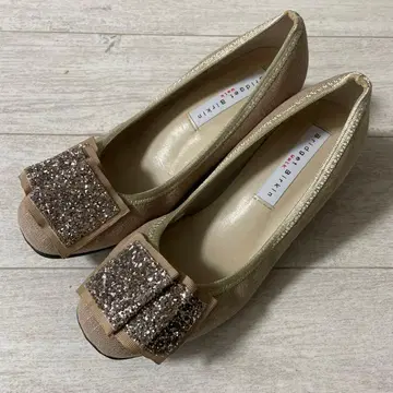 미사용 새상품 Bridget Birkin walk 워킹 펌프스 라메