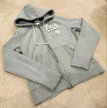 Abercrombie & Fitch 그레이 후드 부착 후드티