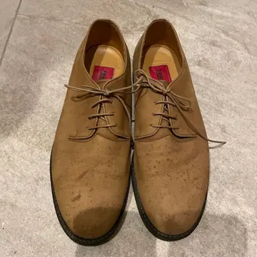 베이지 스웨이드 신발 26.5cm