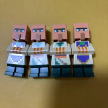 최종 가격 인하 마인크래프트 레고 마을 주민 미니 피규어 4개 세트 정품