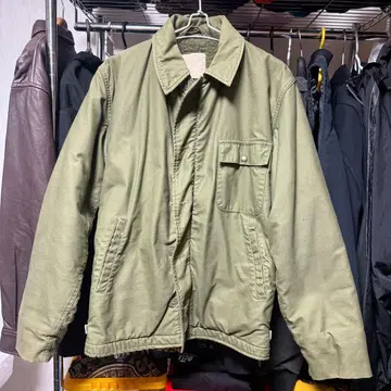80s US NAVY 미국 해군 미군 실물 A2 덱 자켓
